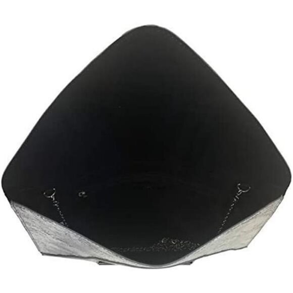 Crushed Metallic Envelope Clutch - Picture 5 of 7